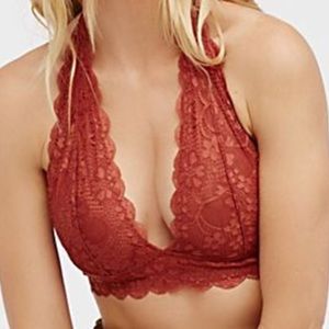 Free people lace halter bra💕